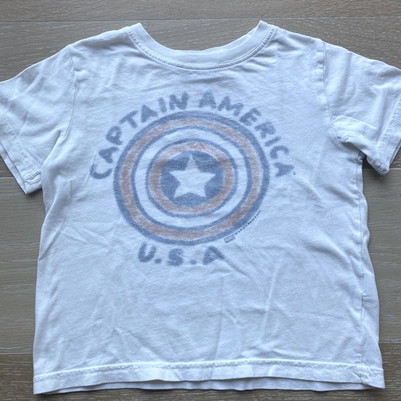 Kids junk food captain America t shirt - Picture 1 of 4